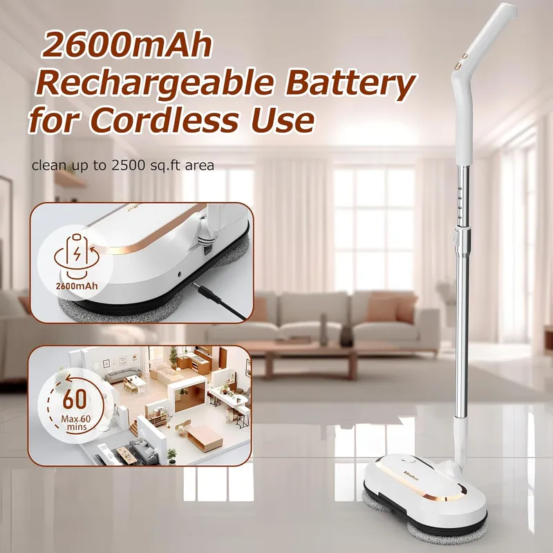 AlfaBot S2 Spin Mop for Floor Cleaning